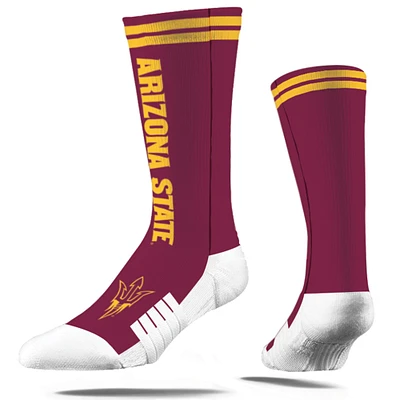 Unisex Strideline Maroon Arizona State Sun Devils Premium Sub Crew Socks