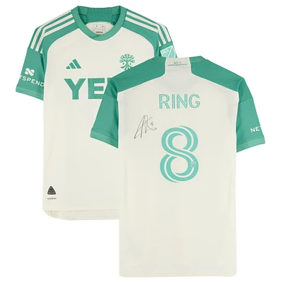 Alexander Ring Austin FC Autographed Match-Used #8 adidas Jersey from the 2024 MLS Season