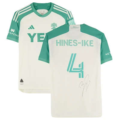 Brendan Hines-Ike Austin FC Autographed Match-Used #4 adidas Jersey from the 2024 MLS Season