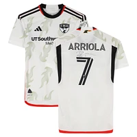 Paul Arriola FC Dallas Autographed Match-Used #7 adidas Jersey from the 2024 MLS Season