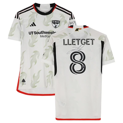 Sebastian Lletget FC Dallas Autographed Match-Used #8 adidas Jersey from the 2024 MLS Season