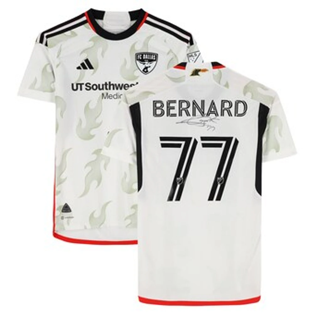 Bernard Kamungo FC Dallas Autographed Match-Used #77 adidas Jersey from the 2024 MLS Season