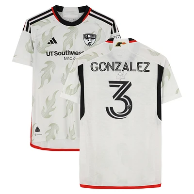 Omar Gonzalez FC Dallas Autographed Match-Used #3 adidas Jersey from the 2024 MLS Season