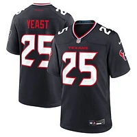 Men's Nike Russ Yeast  Navy Houston Texans Team Game Jersey