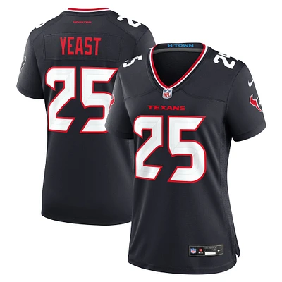 Women's Nike Russ Yeast  Navy Houston Texans Team Game Jersey