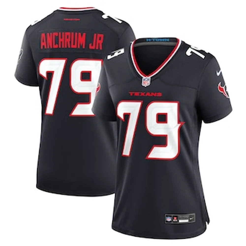 Women's Nike Tremayne Anchrum Jr.  Navy Houston Texans Team Game Jersey