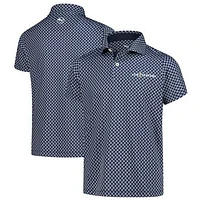 Youth Puma  Navy THE PLAYERS MATTR Micro Floral Polo
