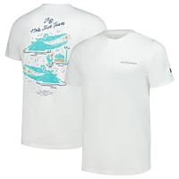 Men's Breezy Golf  White THE PLAYERS 17th Hole Dive Team T-Shirt