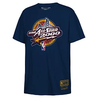 Youth Mitchell & Ness  Navy 2000 All-Star Game Circle Logo T-Shirt