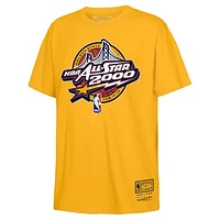 Youth Mitchell & Ness  Gold 2000 NBA All-Star Game Circle Logo T-Shirt