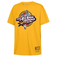 Youth Mitchell & Ness  Gold 2000 NBA All-Star Game Circle Logo T-Shirt