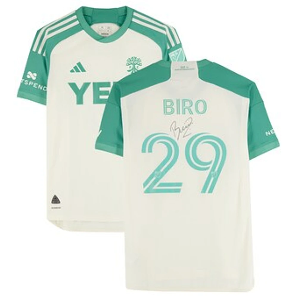 Guilherme Biro Austin FC Autographed Match-Used #29 adidas Jersey from the 2024 MLS Season