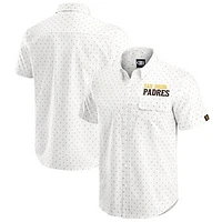 Men's Darius Rucker Collection by Fanatics  Cream San Diego Padres Printed Button-Down Top
