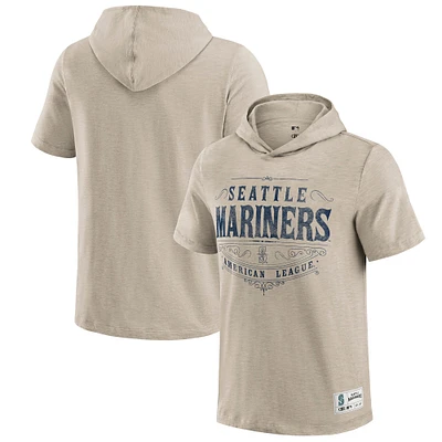 Men's Darius Rucker Collection by Fanatics  Tan Seattle Mariners Hooded T-Shirt