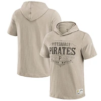 Men's Darius Rucker Collection by Fanatics  Tan Pittsburgh Pirates Hooded T-Shirt