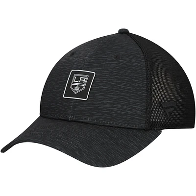 Women's Fanatics  Black Los Angeles Kings Authentic Pro Adjustable Trucker Hat