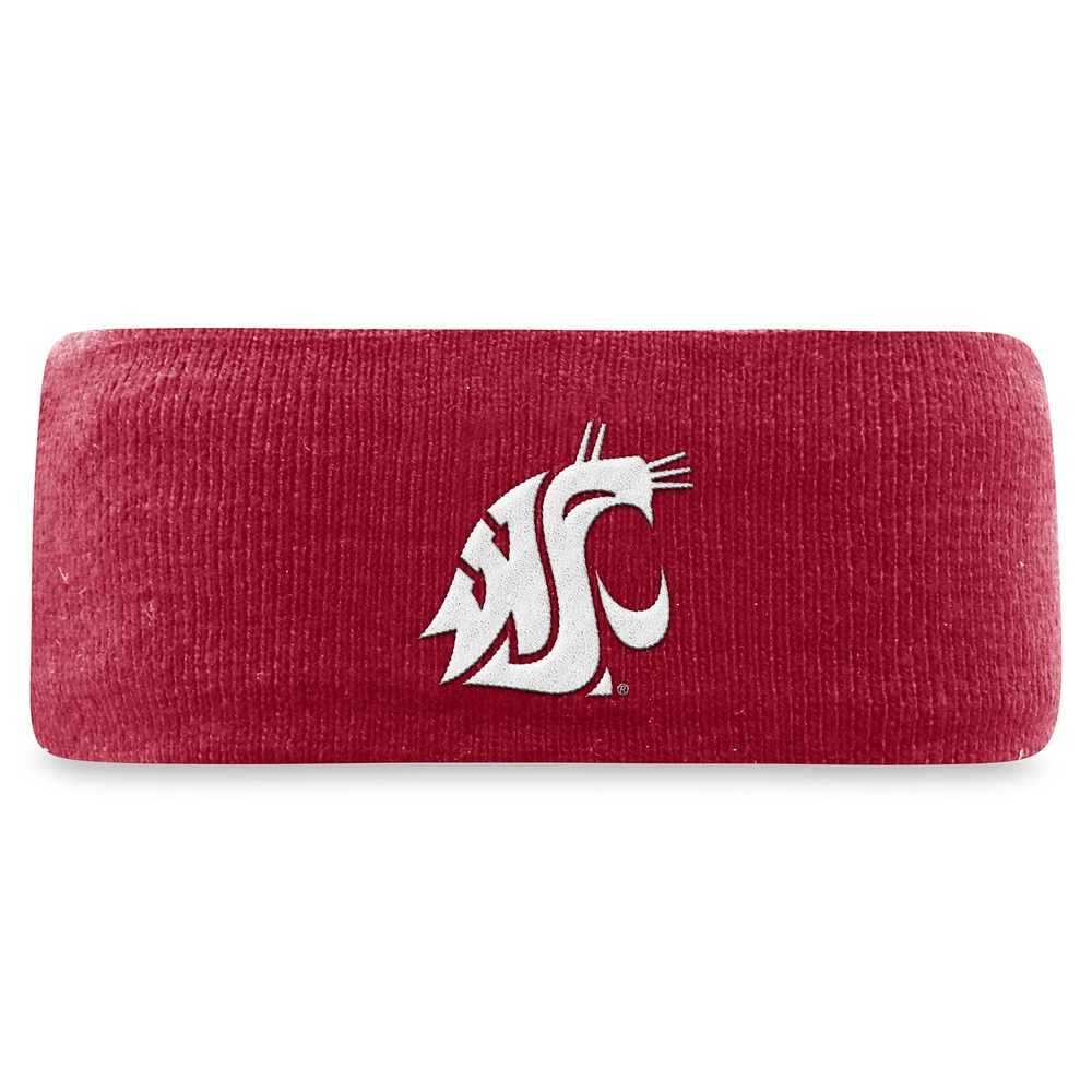 Men's Top of the World Cardinal Washington State Cougars Team Logo Knit Headband