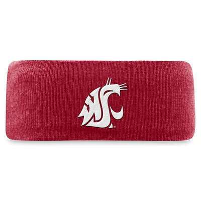 Men's Top of the World Cardinal Washington State Cougars Team Logo Knit Headband