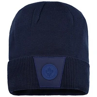 Men's Fanatics Navy Winnipeg Jets Authentic Pro Rest & Recover Cuffed Knit Hat