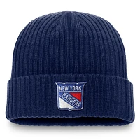 Men's Fanatics Navy New York Rangers Component Cuffed Knit Hat