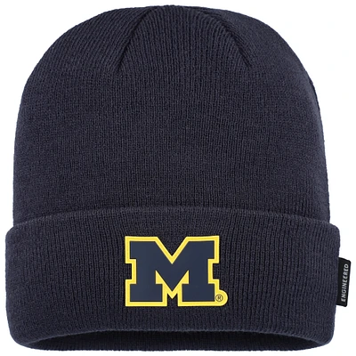 Men's Nike Navy Michigan Wolverines On-Field Standard Terra Cuffed Knit Hat