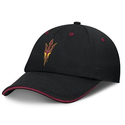 Men's Top of the World  Black Arizona State Sun Devils Tow Release Adjustable Hat