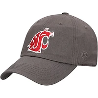 Men's Top of the World Heather Charcoal Washington State Cougars Champ Adjustable Hat