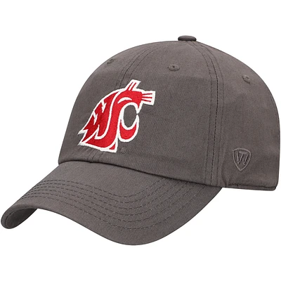 Men's Top of the World Heather Charcoal Washington State Cougars Champ Adjustable Hat