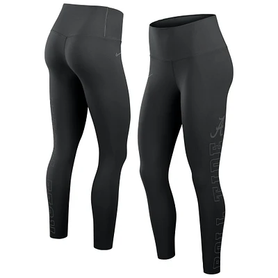 Women's Nike Black Alabama Crimson Tide Zenvy Performance Leggings