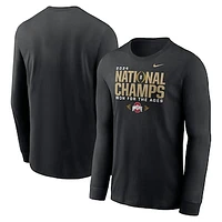 Men's Nike Black Ohio State Buckeyes College Football Playoff 2024 National Champions Locker Room Long Sleeve T-Shirt