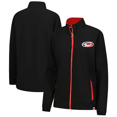Women's Fanatics  Black Carolina Hurricanes Authentic Pro Full-Zip Coaches Jacket