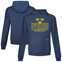 Men's Levelwear White Sweden 2025 4 Nations Face-Off Relay Pullover Hoodie