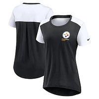 Women's Nike  Black Pittsburgh Steelers Performance Fashion T-Shirt