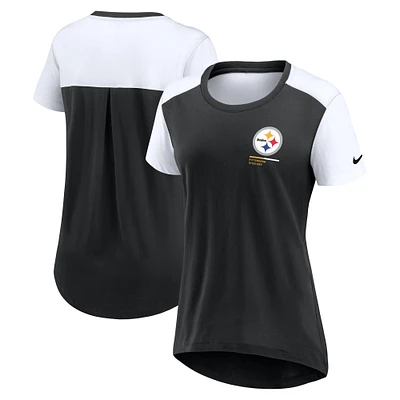 Women's Nike  Black Pittsburgh Steelers Performance Fashion T-Shirt