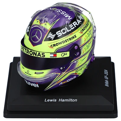 Spark Models Lewis Hamilton Mercedes-AMG Petronas F1 Team British GP 2024 Mini Helmet