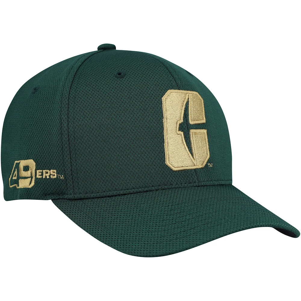 Men's Top of the World Green Charlotte 49ers Reflex Hybrid Tech Flex Hat