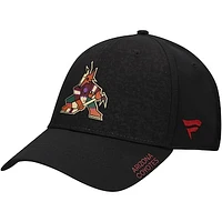 Men's Fanatics  Black Arizona Coyotes Authentic Pro Rink Fitted Hat