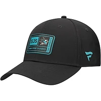 Men's Fanatics  Black San Jose Sharks Training Camp Fitted Hat