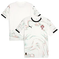 Men's Puma  White Portugal National Team 2025 Away Replica Jersey