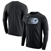 Men's Nike Black Toronto Tempo Long Sleeve T-Shirt