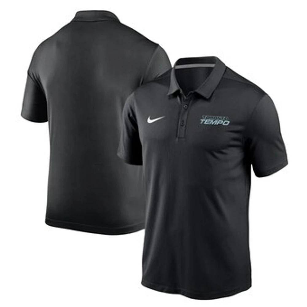 Men's Nike Black Toronto Tempo Varsity Polo