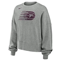 Women's Nike Heather Charcoal Toronto Tempo Phoenix Fleece Pullover Sweatshirt