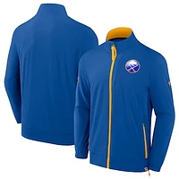 Men's Fanatics  Royal Buffalo Sabres Authentic Pro Full-Zip Coaches Jacket