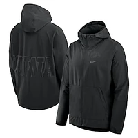 Men's Nike  Black Iowa Hawkeyes Performance Full-Zip Woven Jacket