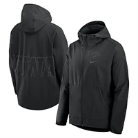Men's Nike  Black Iowa Hawkeyes Performance Full-Zip Woven Jacket