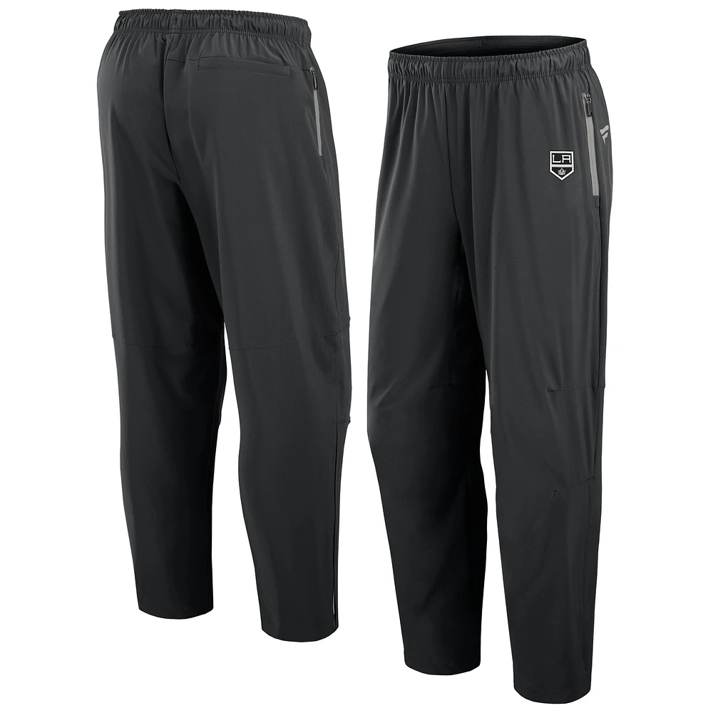 Men's Fanatics Black Los Angeles Kings Authentic Pro Rink Pants