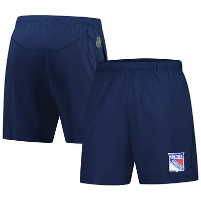 Men's Fanatics  Navy New York Rangers Tech Training Shorts