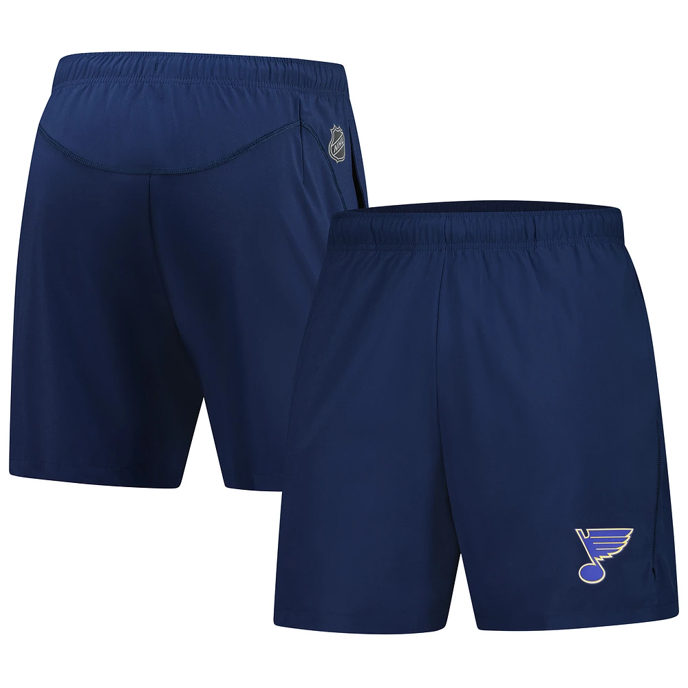 Men's Fanatics Navy St. Louis Blues Tech Training Shorts
