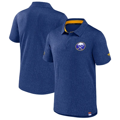 Men's Fanatics  Royal Buffalo Sabres Authentic Pro Jacquard Polo
