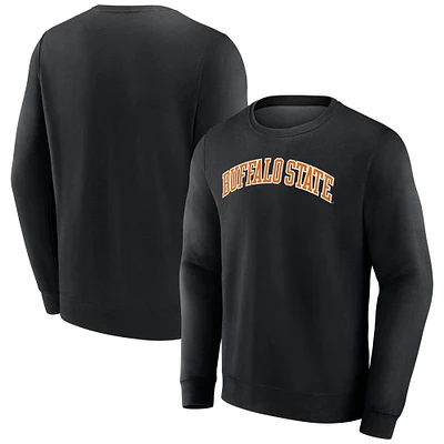 Men's Fanatics Black Buffalo State Bengals Short Name Pullover Sweatshirt